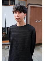 ノフ(knof)&nbsp;メンズマッシュメンズパーマシャドウパーマニュアンスパーマ