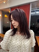 ヘアー バトン(hair vaton) レイヤーカット 暖色カラー