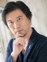 モッズヘアー メン 戸田公園店(mod's hair men)&nbsp;黒髪かき上げビジネス刈り上げないブラック韓国ヘアi戸田公園