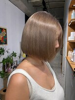 ルーフ 町田店(LUFE)&nbsp;ミルクティーベージュボブ
