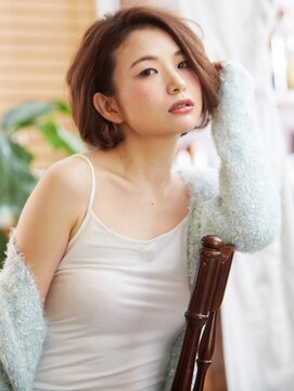 オレンジスターパッセージ 相模大野店(ORANGE STAR PASSAGE) ショートボブで魅せる☆おフェロパーマスタイル☆【相模大野】