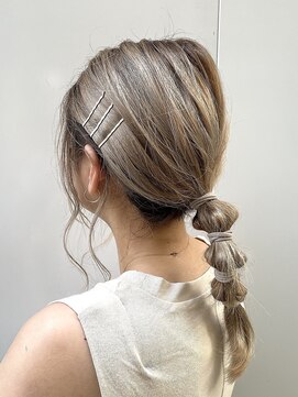 ナンバー エアロ 横浜(N° +aero) 20代・30代・40代に似合う透明感が出るふんわりアレンジ