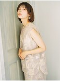 Aラインボブ・インナ―カラー・ハイライト