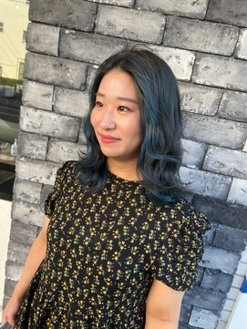 ライズ バイ レボ 柏店(RISE by REVO) ボブ/カーキグレージュ/大人かわいい/フェザーバング