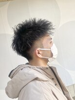 ブレイズ ザ サロン(BLAZE THE SALON)&nbsp;ソフトツイストジェットモヒカン風アシメショート【BLAZE 大庭】