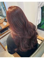 ヒールヘア 堀江店(HEAL HAIR) レイヤーカット×レッドバイオレット