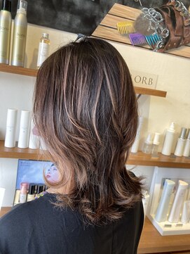 アレーズ ヘアー プロデュース(al'aise hair produce) 軽やかレイヤーミルクティベージュ