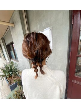 ルブランヘアギャラリー(Le blanc hair gallery) ツインヘアアレンジ