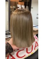 ラフ 難波店(LAFF)&nbsp;#黒髪#ボブルフ#ネビージュ#小顔#ワンレン