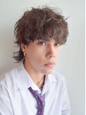 【ウルフカット】マッシュウルフ スパイラルパーマ 学生カット