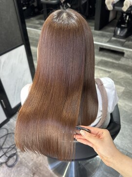 ピリオド 蒲田(Period.) 髪質改善/ピンクブラウン/ブリーチなしカラー/蒲田/近藤