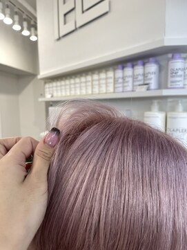 ペレ 渋谷(PELE) 前髪/マチルダボブ/ピンクベージュ/インナーグレージュ/渋谷