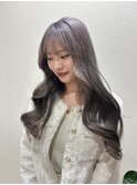 姫カットカールセミディシアーカラー