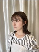 ぷつっとボブ アッシュベージュ