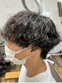 マッシュパーマ/波巻きツイストスパイラルパーマ/刈り上げない