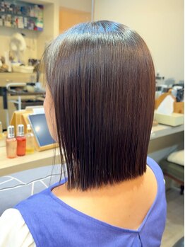 キャリーテ(quali-te)の写真/【鷺ノ宮駅チカ】白髪染めでも明るく艶×透明感あるカラーが続く《アルテマリトーノカラーでダメージ軽減》