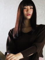 ヴァージ(Verge)&nbsp;レイヤーカット/ウェーブパーマ/前髪/こなれミディ[代官山駅]