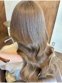韓国くびれカット/ライトブラウン/美髪【cher西宮北口：MAYA】