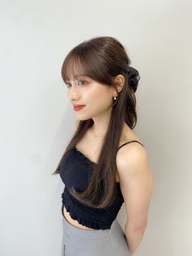 モク 立川(moc) moc style 立川/韓国/ブリーチ/髪質改善/前髪/顔まわり/レイヤー