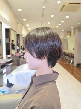 ヘアメイク アリエス 岩切店(HAIR MAKE aries) 美髪ショートヘア 岩切 利府 多賀城 塩釜 20代30代40代 ツヤ髪