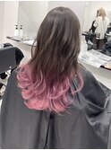 桜ピンクグラデーションカラー