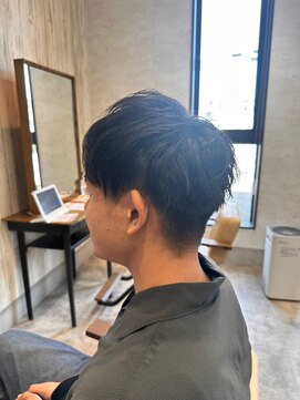 エヌアンドエー 杉戸高野台店(N&A) 清潔感ある黒髪ショート×ツーブロック/ビジネス/学生#1