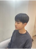 20代30代40代◎メンズ黒髪刈り上げツーブロック韓国風マッシュ