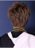 スパイキーハーフアップショート
