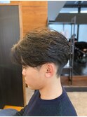 【IRIE HAIR福岡】大人センターパート×フェザーパーマ