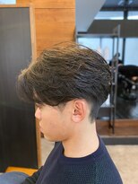 アイリーヘアデザイン(IRIE HAIR DESIGN) 【IRIE HAIR福岡】大人センターパート×フェザーパーマ