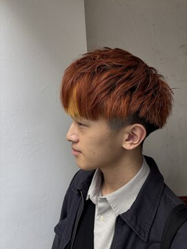 ウィル 京橋店(WiLL) ☆men's design color☆オレンジブラウン×イエロー