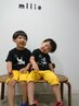 ジュニアカット(小学生まで)＋marbb ￥3,300