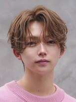 オーシャントーキョー 心斎橋(OCEAN TOKYO WEST)&nbsp;センターパートカルマパーマメンズカラーシースルーダウンパーマ