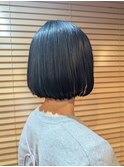切りっぱなしボブ