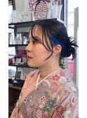 カチモリヘア／ヘアセット／和装ヘア／お宮参り／着付け