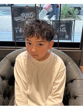 バーバーブロス 長堀店(BARBER BROS) 【BarBerBROS】キッズカット　キッズパーマ　キッズ男の子カット