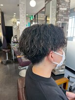 ヘアーメイク ロージー 北18条店(HAIR MAKE ROSY)&nbsp;波巻きスパイラルセンターパートサイドパート韓国風マッシュ