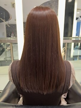 エアー 銀座タワー(AIR) プレミアムケアカラー/縮毛矯正/ツヤ髪スタイル【榛葉】