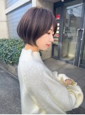 ショート ボブ インナーカラー 韓国風5611