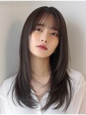 韓国風レイヤー×美髪ストレート  髪質改善/縮毛矯正/天神橋筋