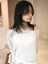 ウィム(wim)&nbsp;" ミディアムレイヤー "/顔周り/シースルー/韓国スタイル