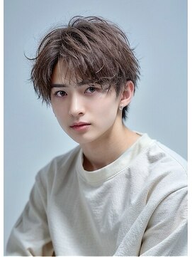 サンティエ 中央駅店(scintiller) シャドウパーマ波巻きスパイラルパーマメンズマッシュメンズヘア