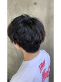 メンズ×スパイラルパーマ20代／30代／40代