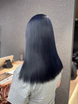 エン 栄店(enne) 大人ガーリー/ダークアッシュ/ミディアムレイヤーカット/栄