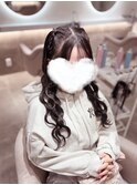 編み上げハーフツイン