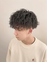 ビアンコ(bianco produce by L'Aube)&nbsp;メンズ　波巻きパーマ 　ツイストパーマ　ツイストスパイラル