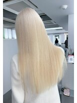 イロウ 山口どうもん店(IROW)&nbsp;ホワイトカラー/艶髪/ホワイトベージュ/ブリーチカラー