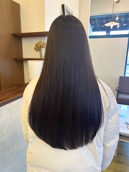 ヘアー ミュゼ 柱店(HAIR Musee)の写真/広がり知らずの感動!毛先まで自然にまとまる、極上ツヤ髪ストレートをあなたに☆(40文字)