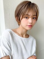 デラ バイ アフロート(DELA by afloat)&nbsp;ハンサムショート/顔周りカット/ミルクティーベージュ