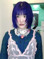 スリット(slit)&nbsp;色落ちまで可愛い パープルボブレイヤー